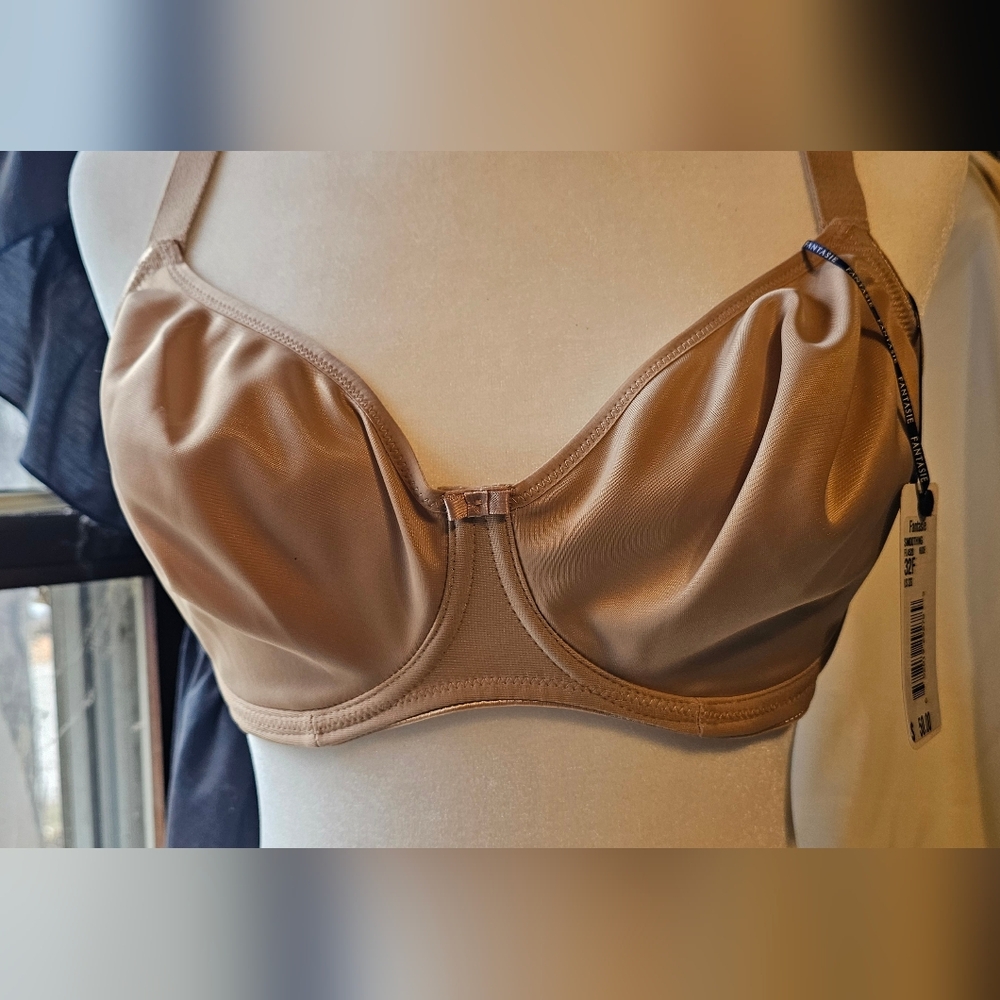 Fantasie Smoothing Bra Nude 32G (US) // 32F (UK) FL4520 Unlined Underwire
